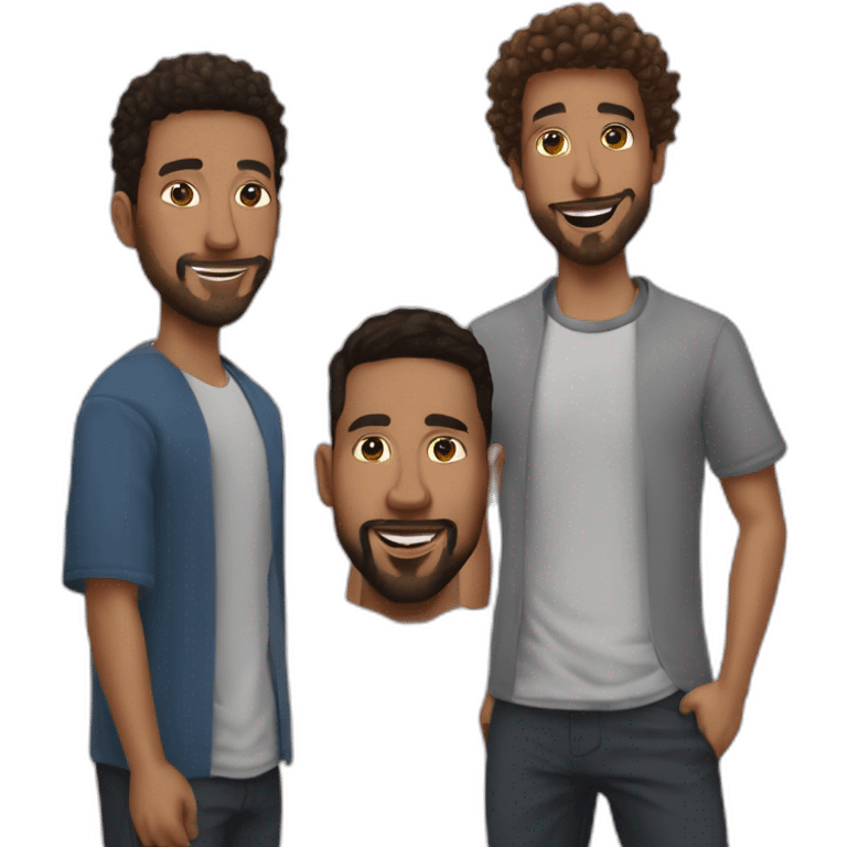 Kurtis Conner, Drew Gooden, and Danny Gozale emoji