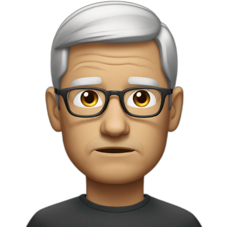 sad tim cook emoji