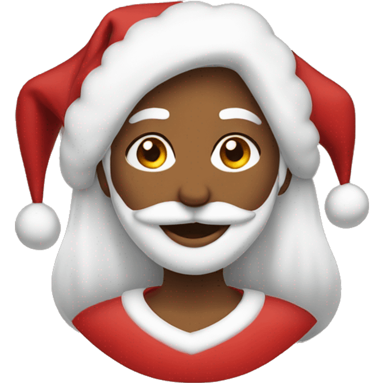 Santa lesbian emoji