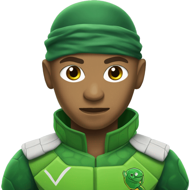 mbappe as turtle ninja emoji