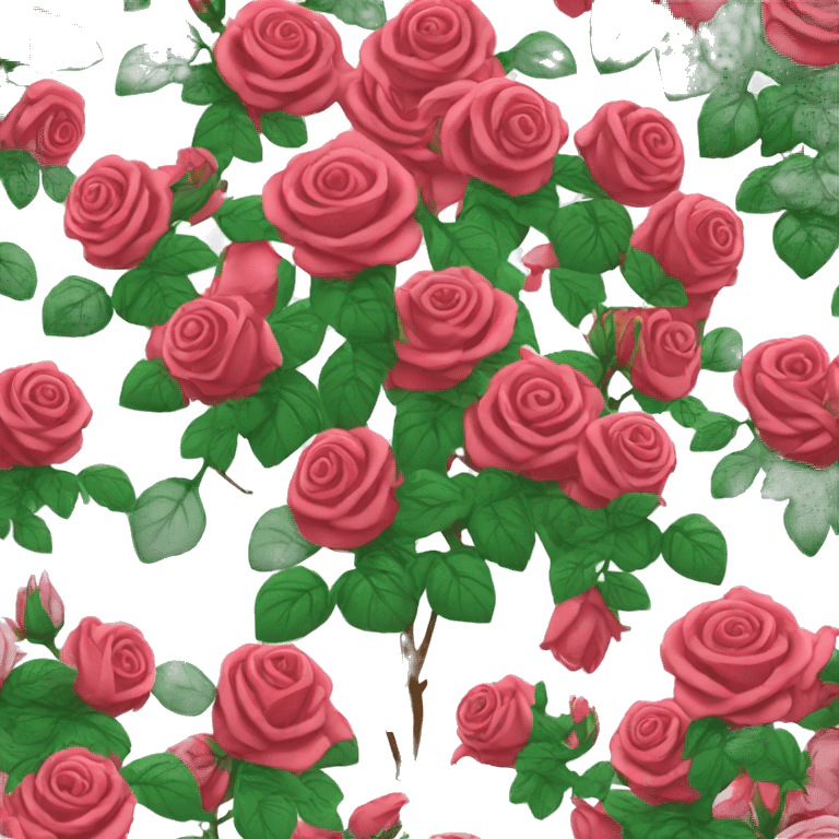 rose bush emoji