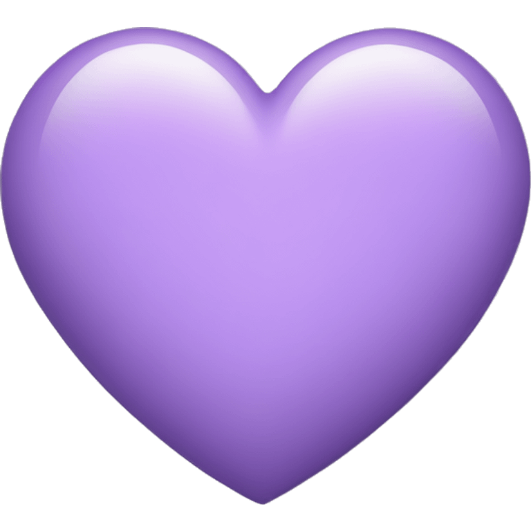 Light purple heart emoji