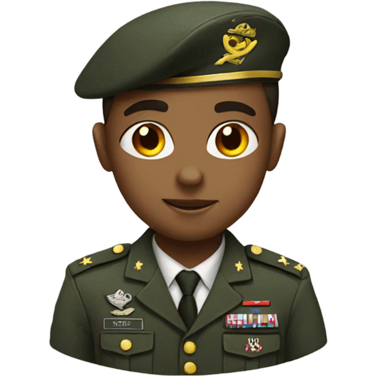 military boy in uniform emoji