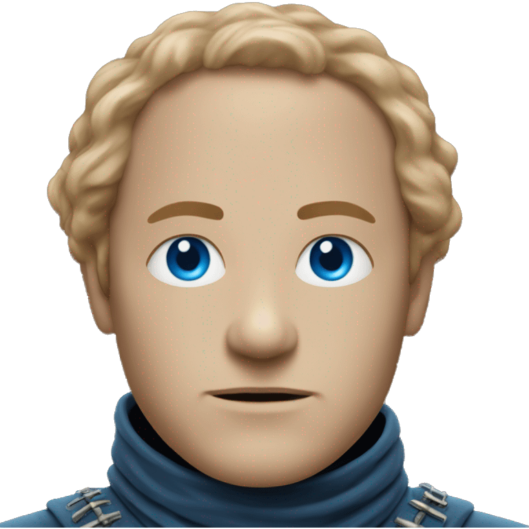 Fremen from Dune movie with completely blue eyes emoji