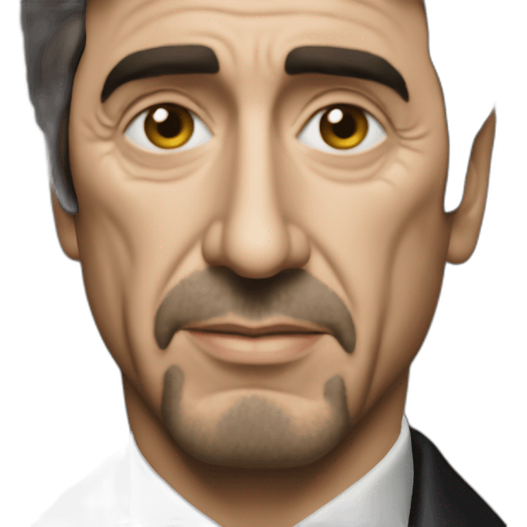 Al Pacino in scarface emoji