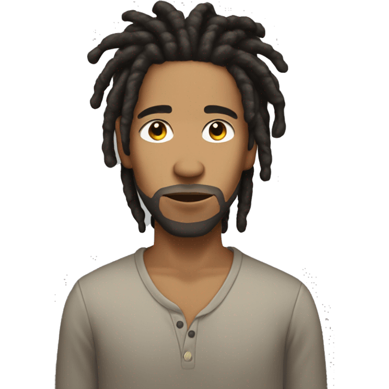 lightskin man with dreads  emoji