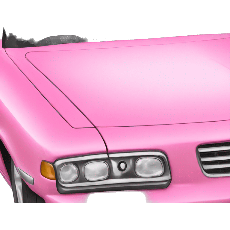 Pink convertible  emoji