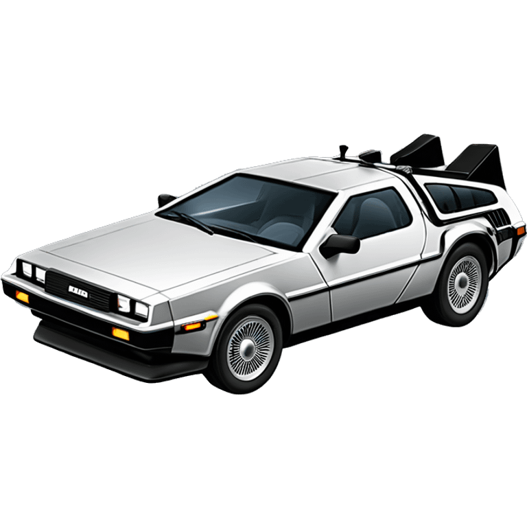 1981 delorean dmc 12 emoji