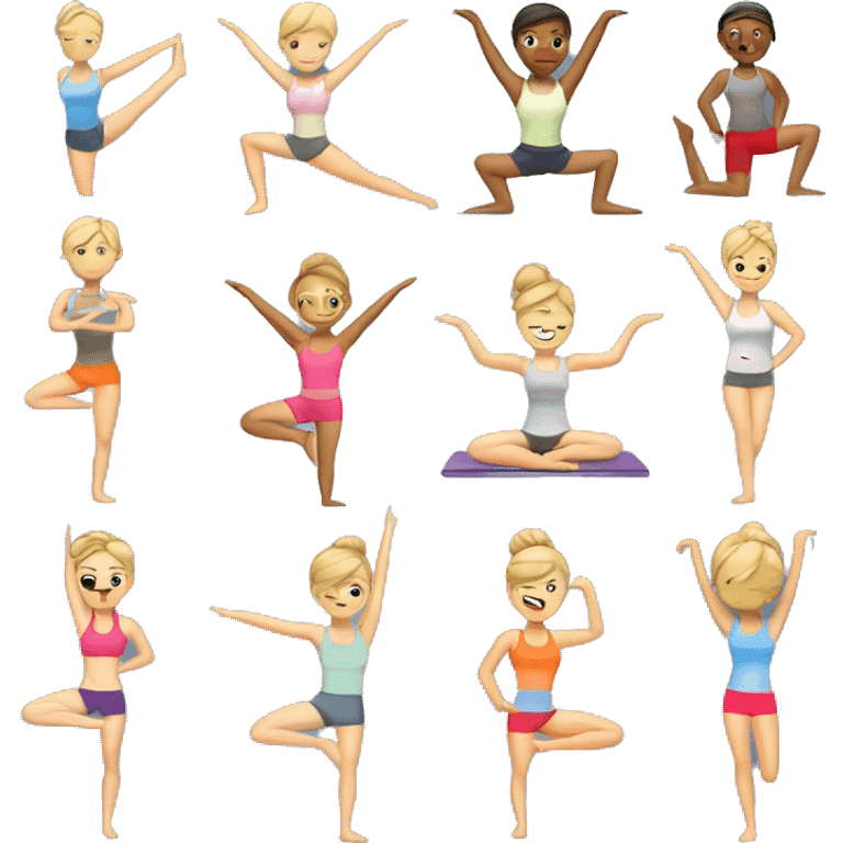 Sport,yoga,pilates,gym ,activewear emoji