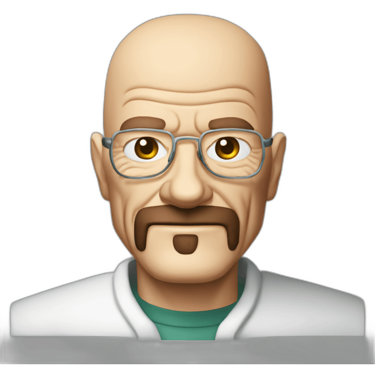 Walter white en tenue de chimiste emoji