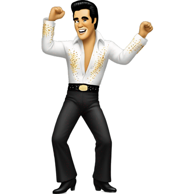 Elvis presley dancing emoji