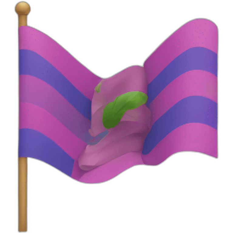 Bi flag emoji