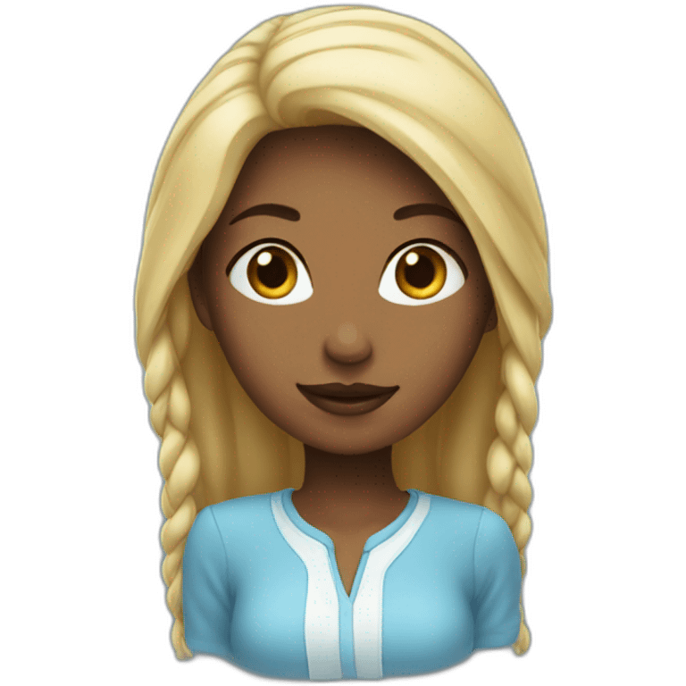 Blue secret nadia emoji