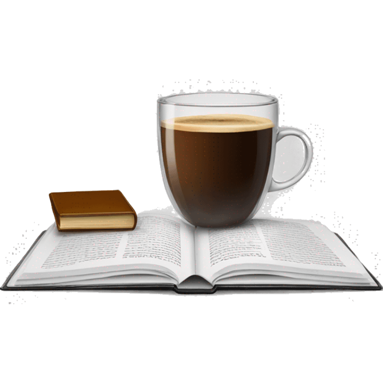 ebook reader and a coffee  emoji