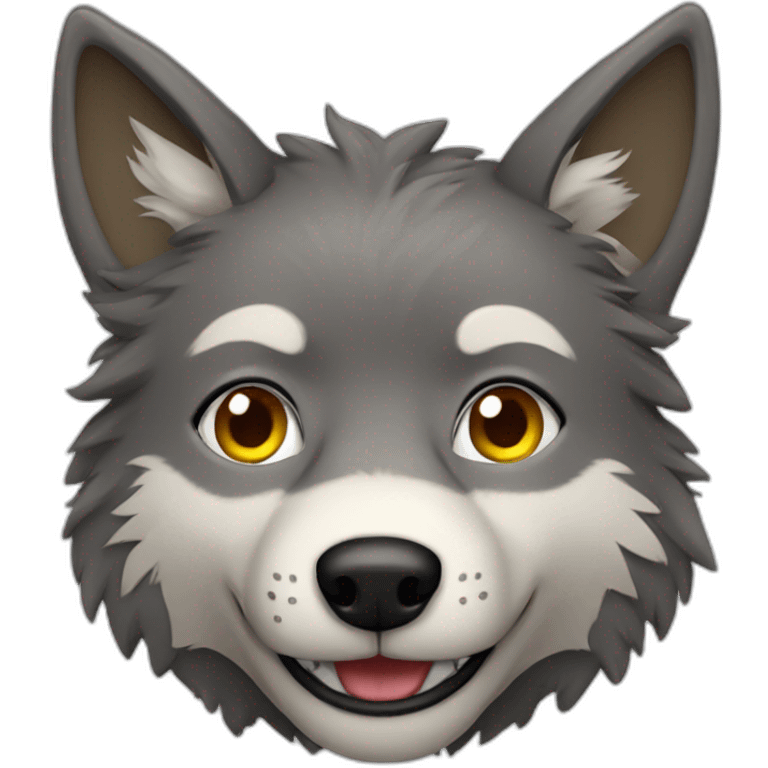 Furry wolf Character emoji