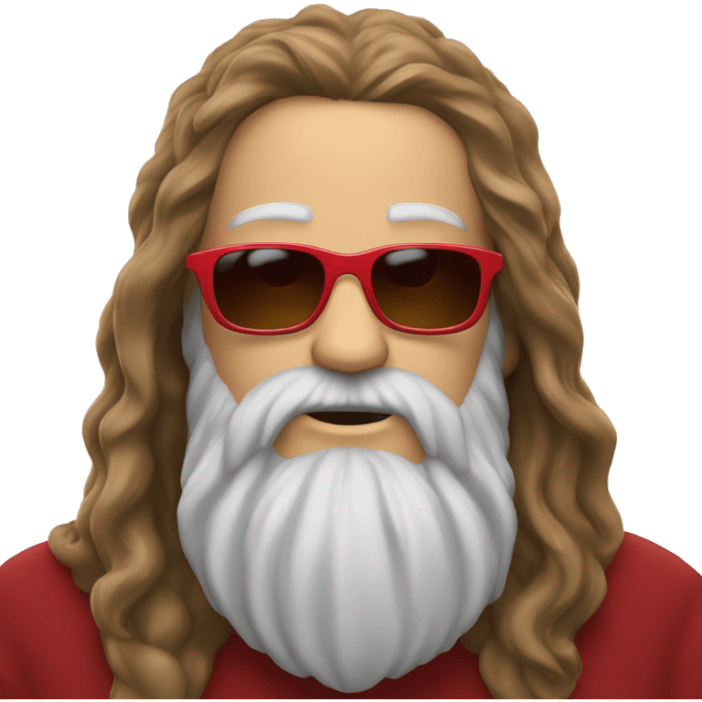 red sunglasses long beard and wizzard h emoji