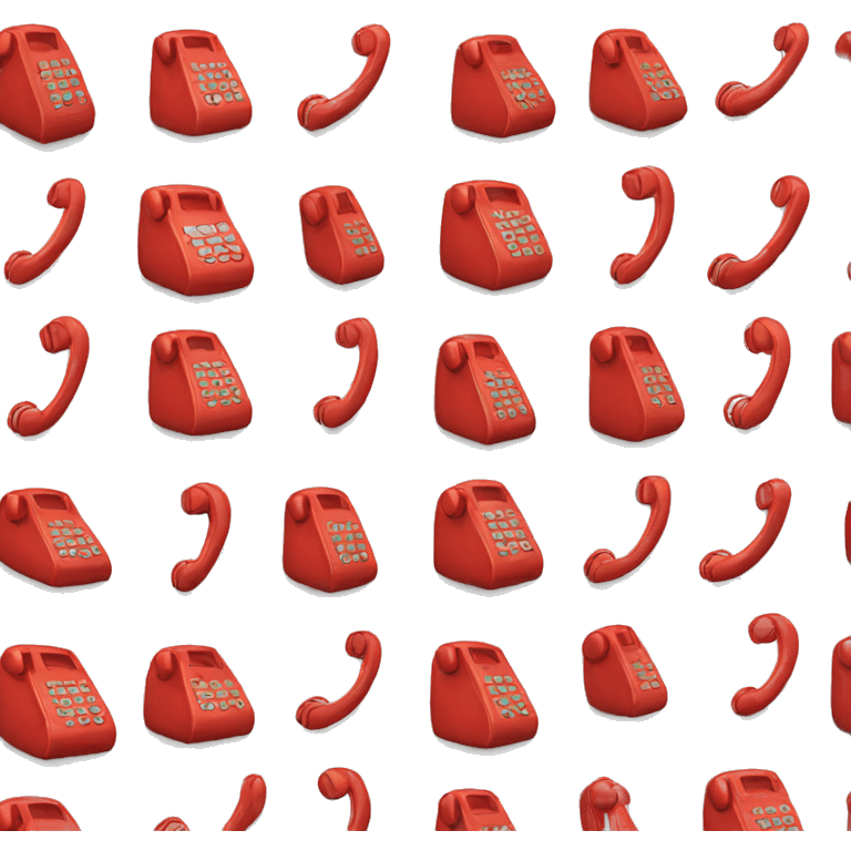 Red phone emoji