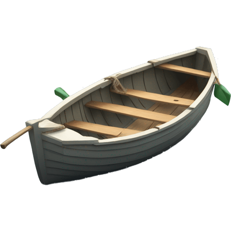 Realistic row boat emoji