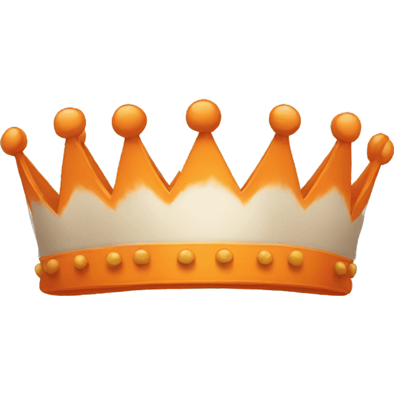 orange crown (only the crown) emoji