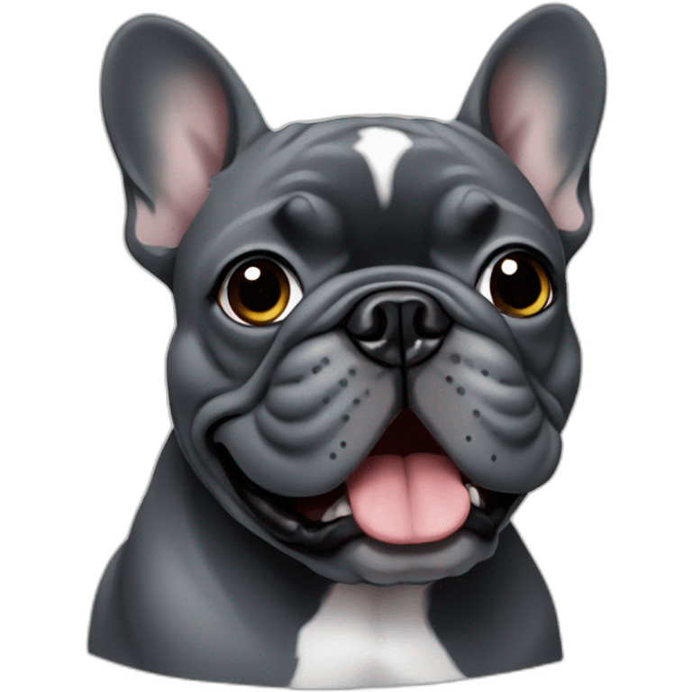 dark-grey-french-bulldog emoji