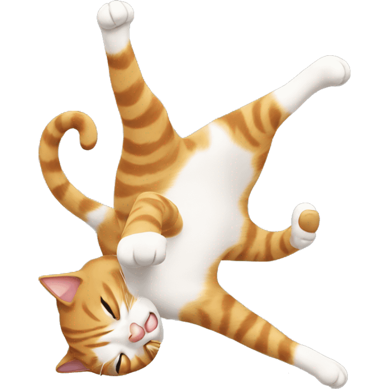 Backflip cat emoji