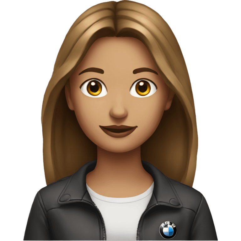 girl with bmw emoji