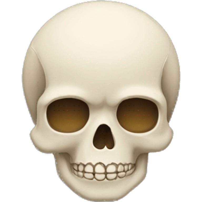 skull emoji with side eyes emoji