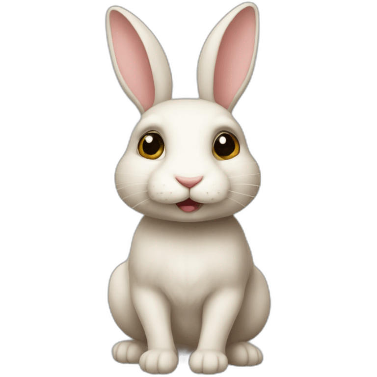 Lapin nue emoji