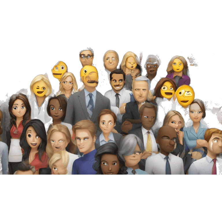 Very crowded ans small meeting room emoji