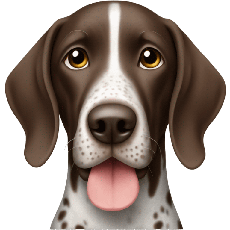 German shorthair with beer mig emoji