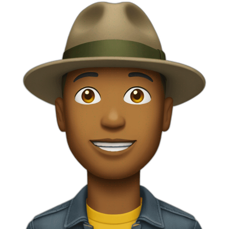 Pharrell Williams emoji