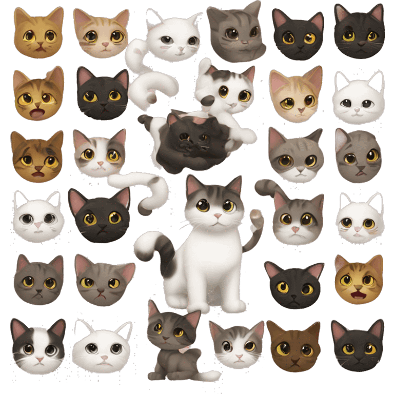 🐱⚪⚫ emoji