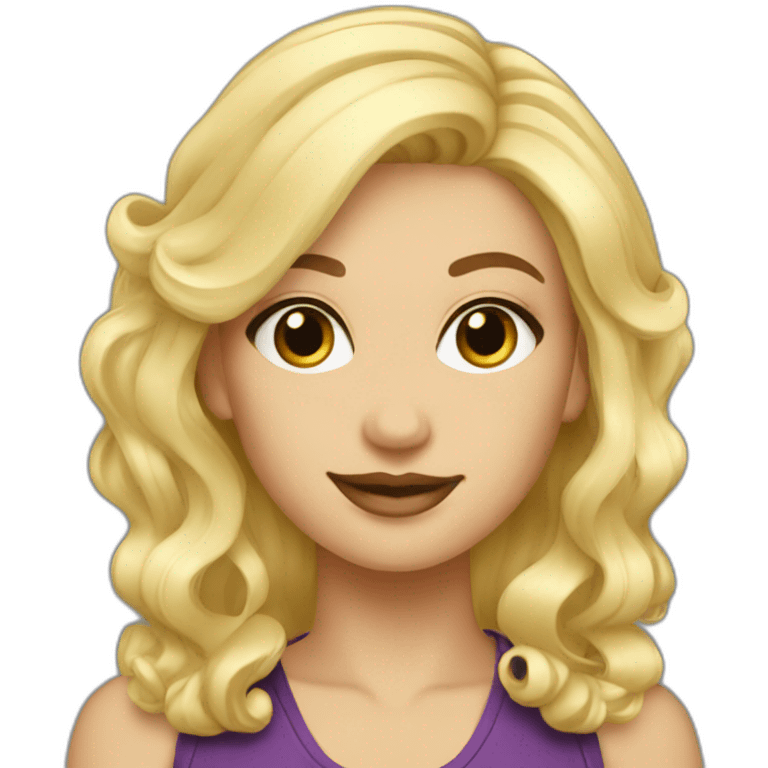 blonde cosmetologist emoji