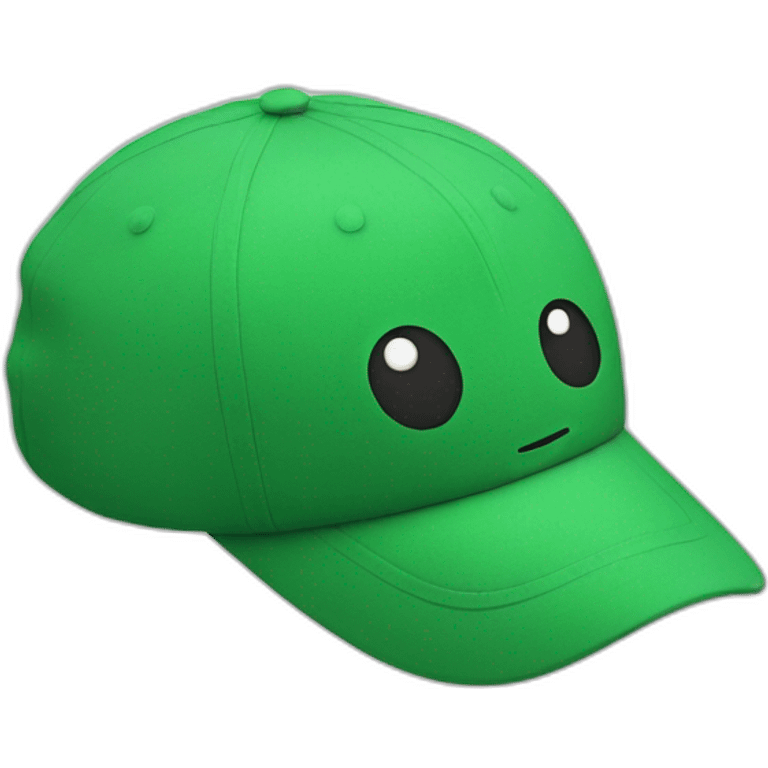 planet earth put on a green cap emoji