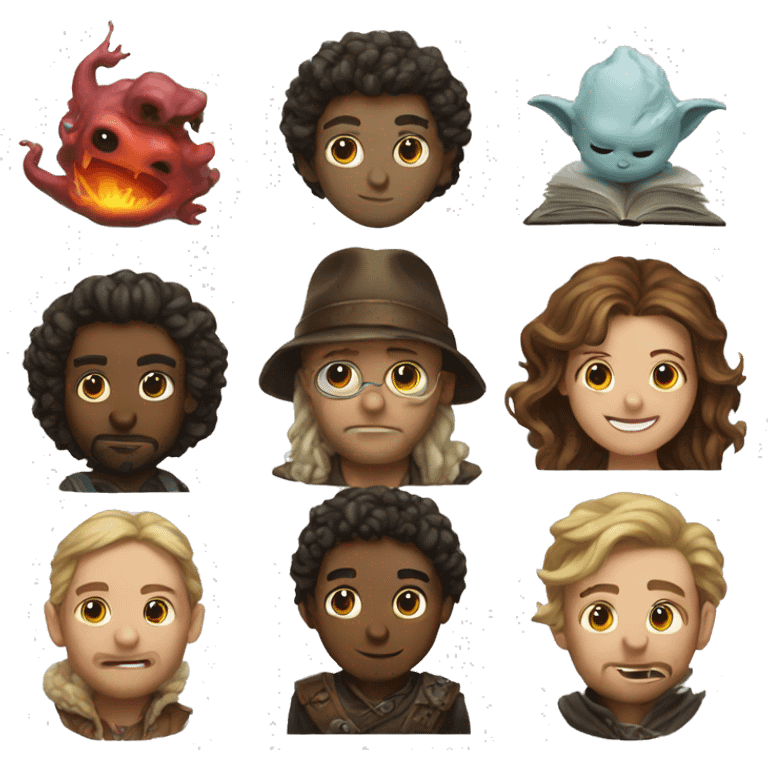 Fantasy books emoji