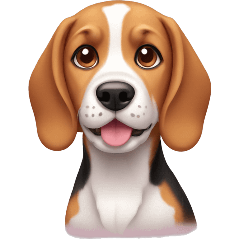 cute beagle dog emoji