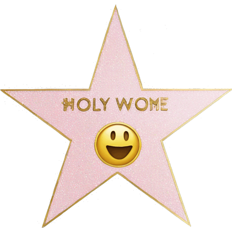 Hollywood Walk of Fame emoji