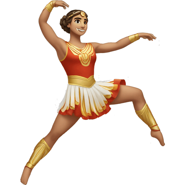 strong greek dancer happy emoji