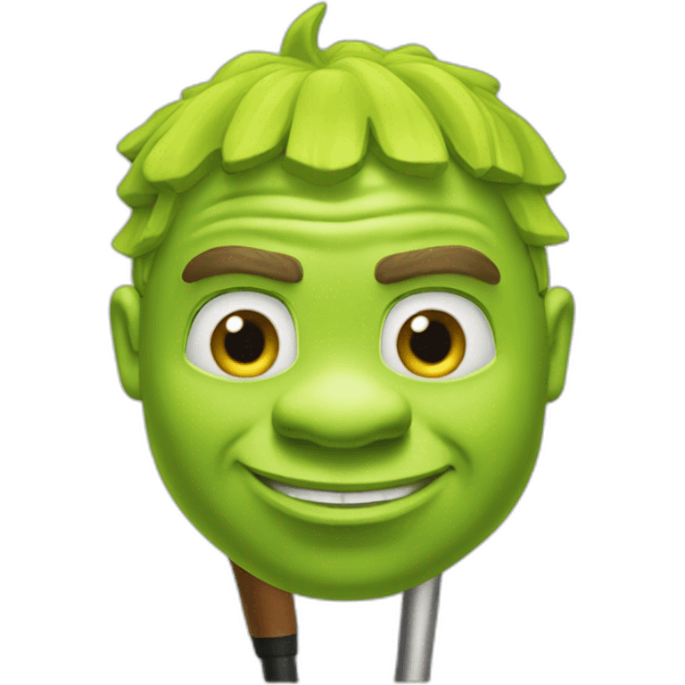 Shrek golf emoji