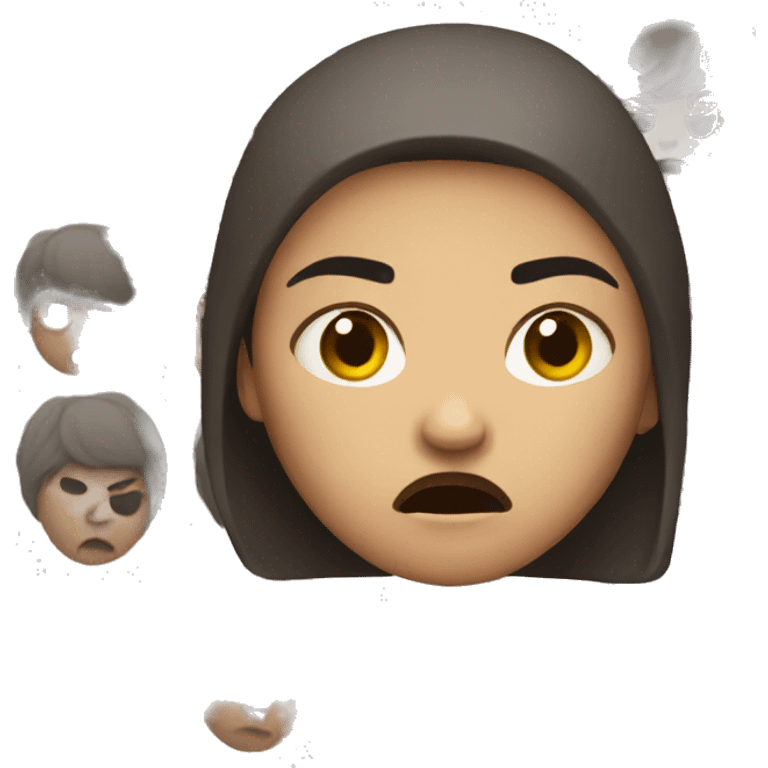 Angry girl  emoji