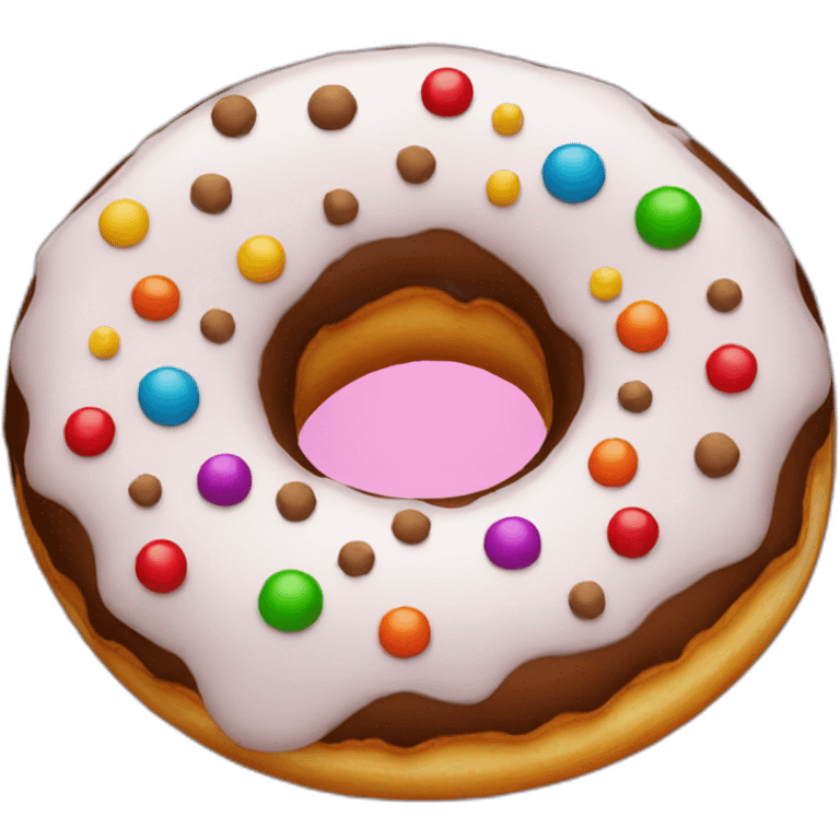 christmas donut emoji