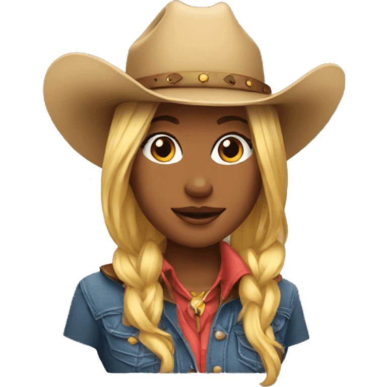 Cowgirl emoji