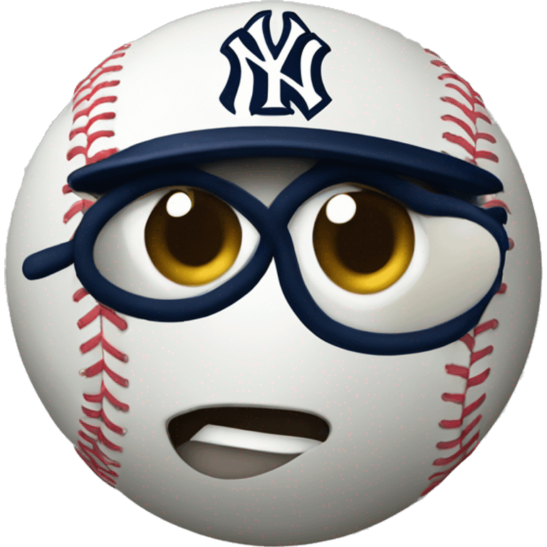 New York Yankees baseball emoji