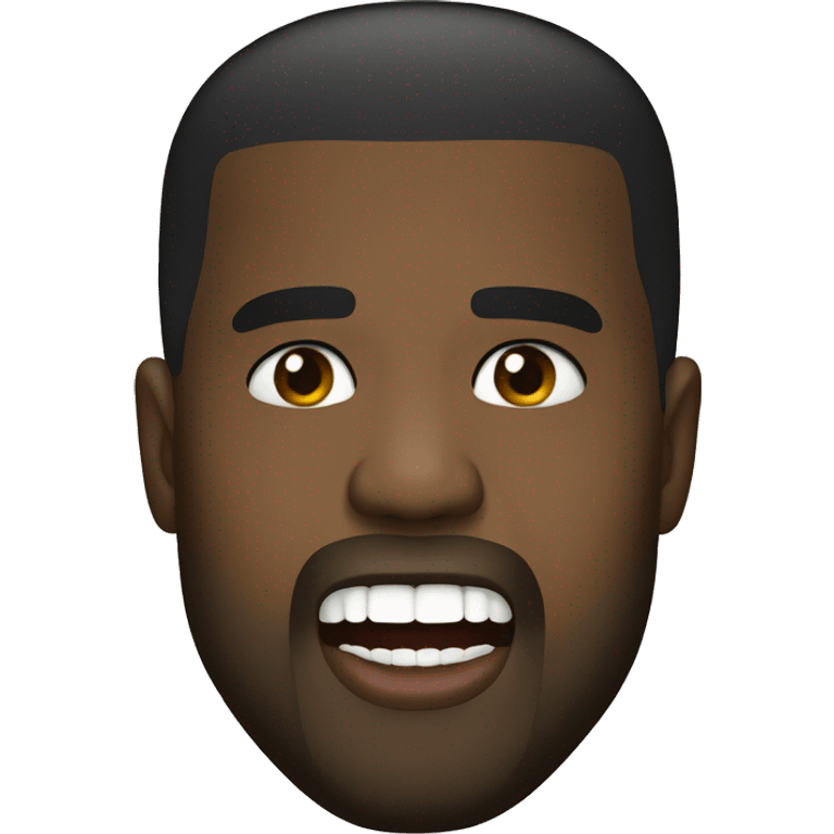 kanye west mouth emoji