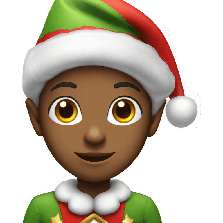  Pretty Christmas elf emoji