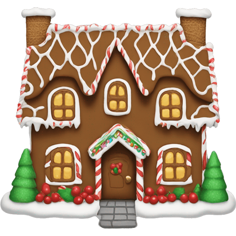 Aesthic Gingerbread house emoji