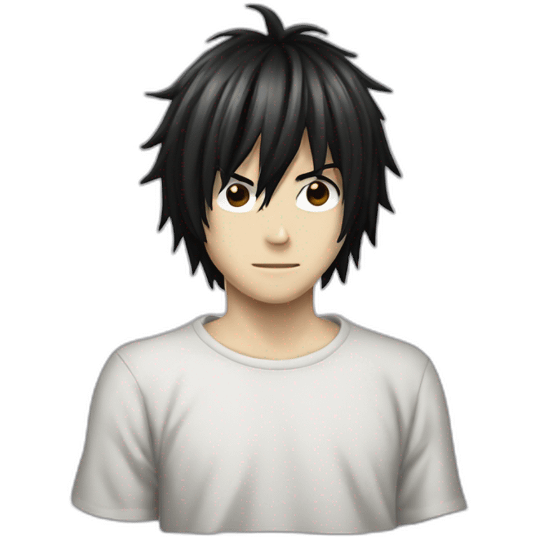 l lawliet from deathnote emoji