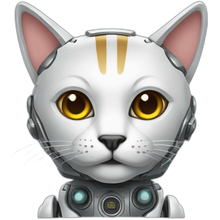 Robot cat emoji