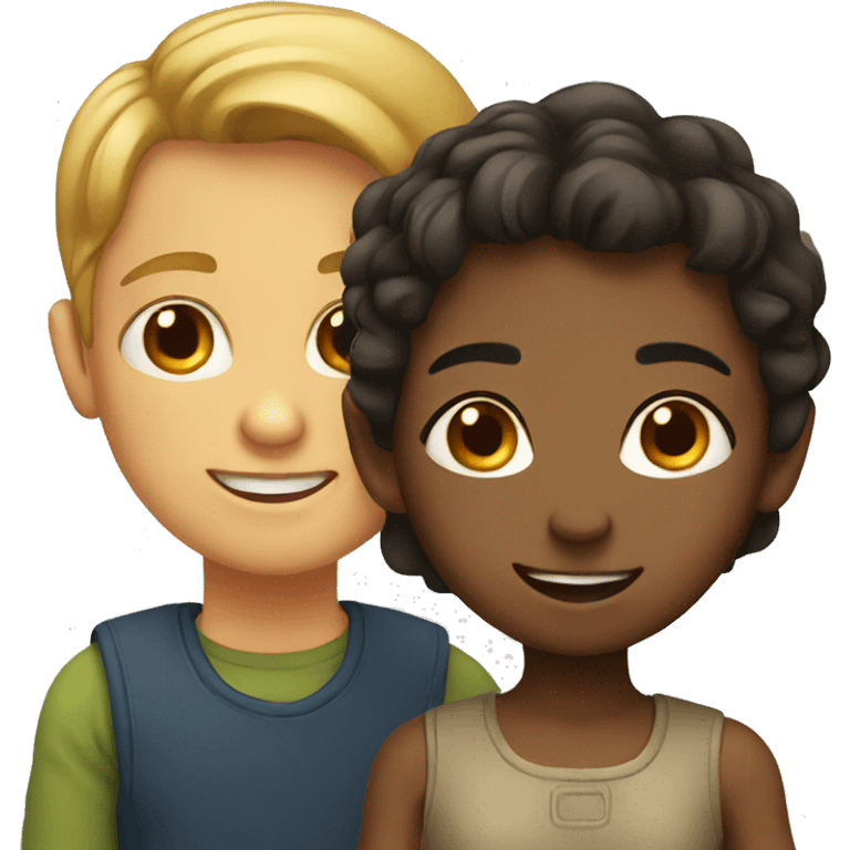 Boy and girl emoji