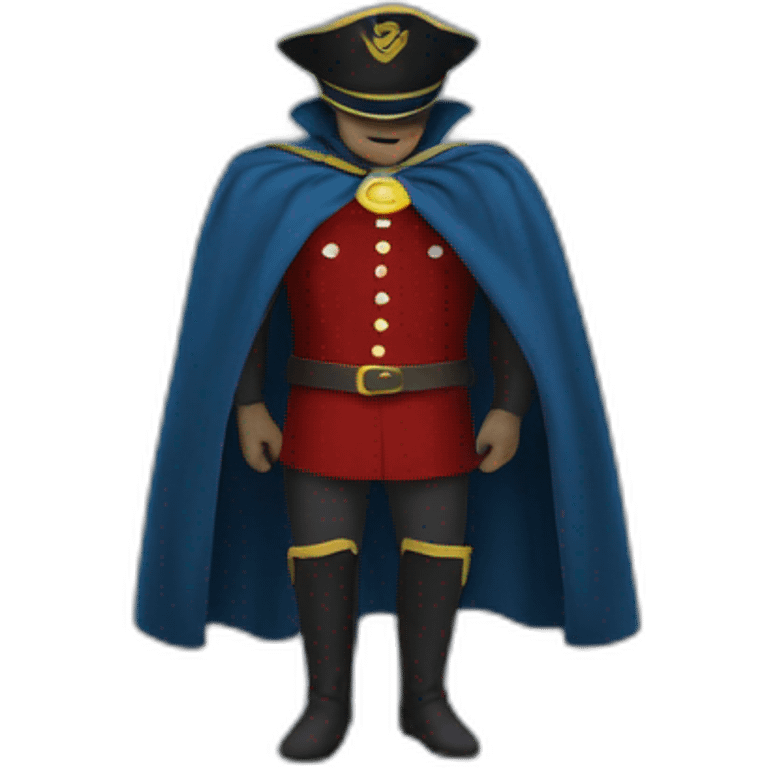 Captain cape emoji